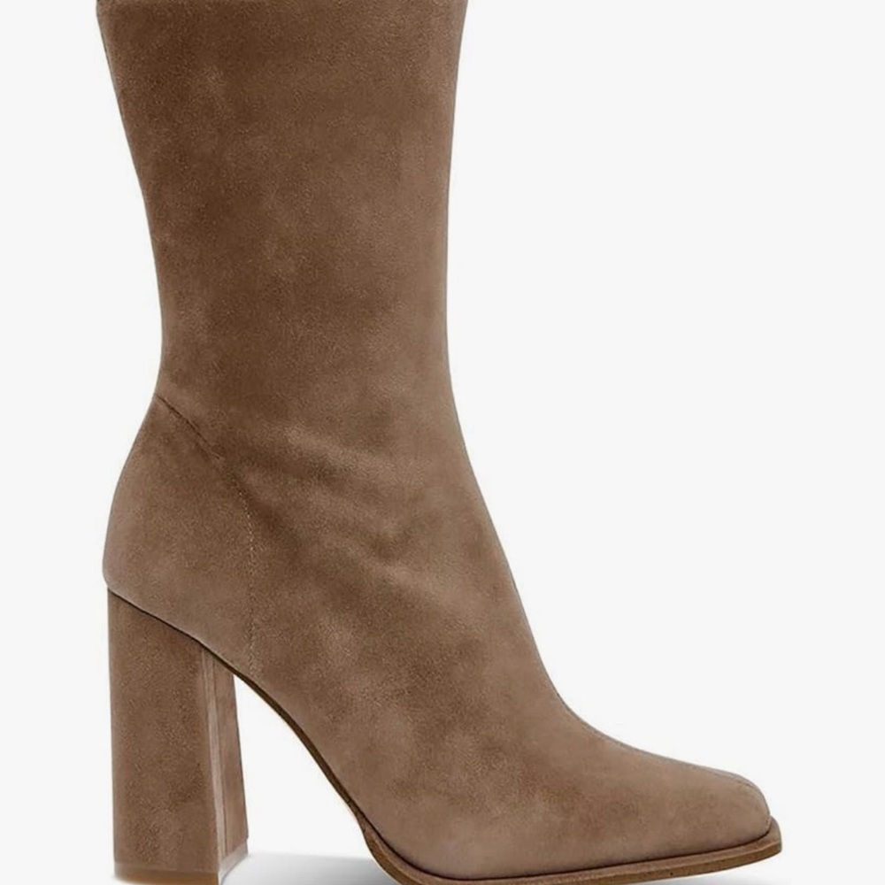 Steve Madden Women’s Lockwood Mid-Shaft Dress Booties
